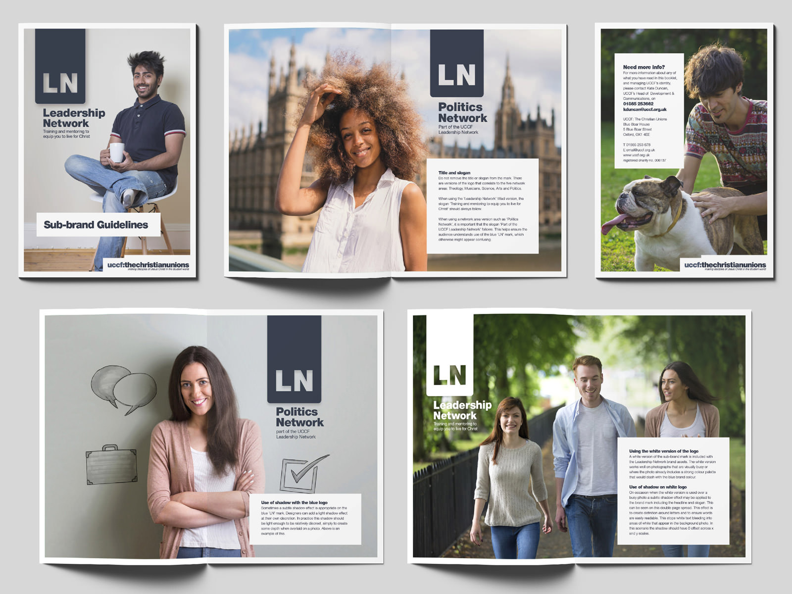 Leadership Network Brand guidelines booklet